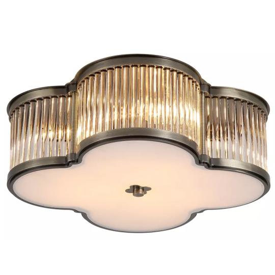 klasicky americky kvetinovy tvar stropnej lampy klasicke stredomorske obcianske obyvaciek osvetlenie nizke stropy.jpg
